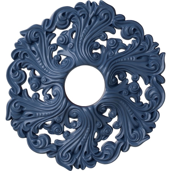 Ekena Millwork Orrington Ceiling Medallion (Fits Canopies up to 4 3/4"), 19 5/8"OD x 4 3/4"ID x 1 3/4"P, Americana CM19ORAMF - main